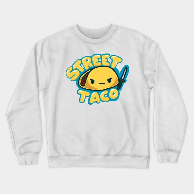 Street Taco Crewneck Sweatshirt by klimon